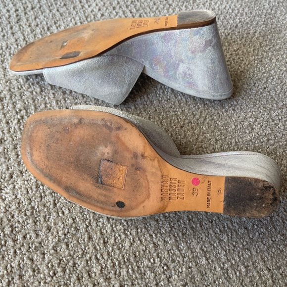 Maryam Nassir Zadeh - opalescent suede mule - Picture 6 of 6